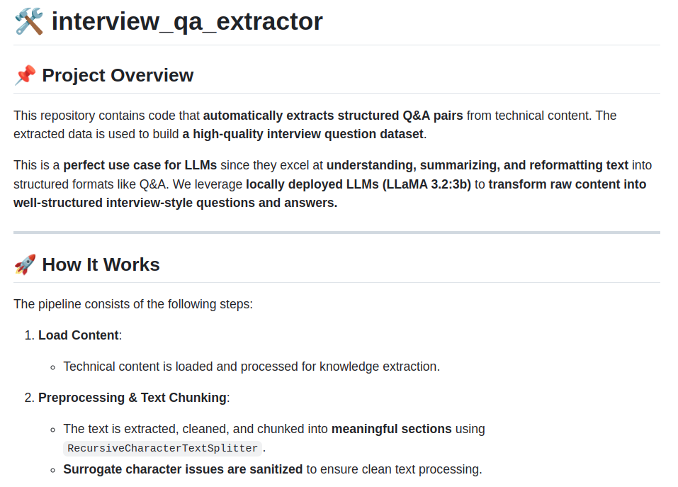 Dagster QA Extractor screenshot