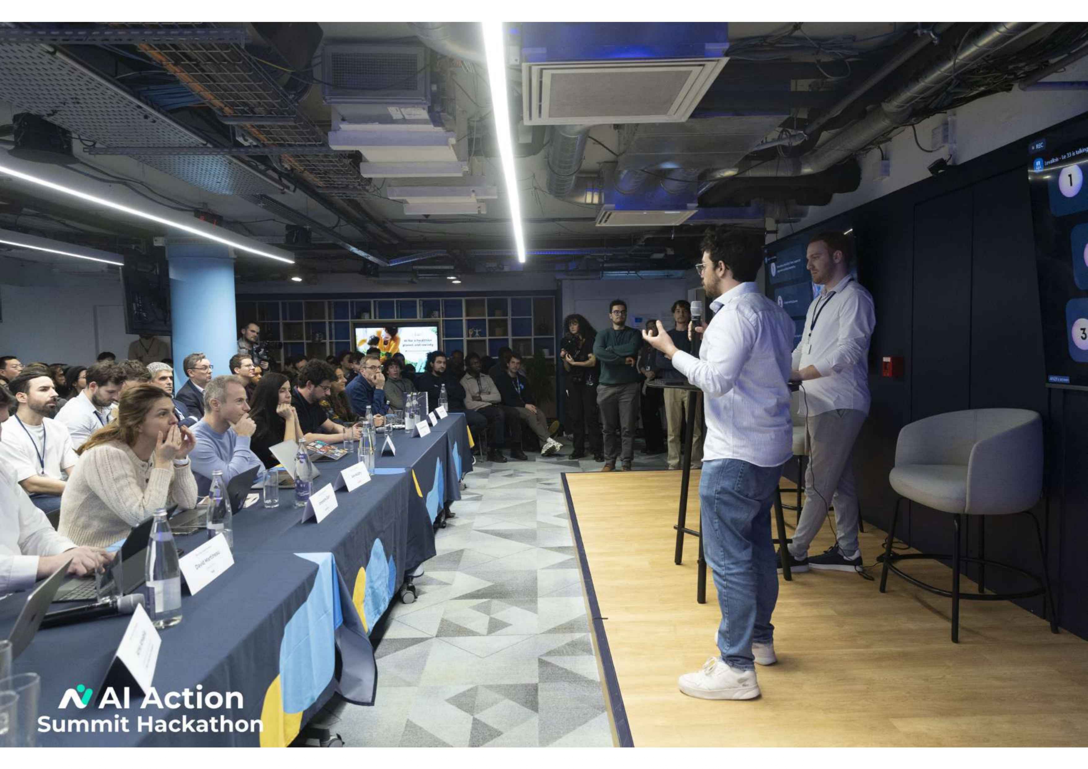 Team portrait at AI Action Summit