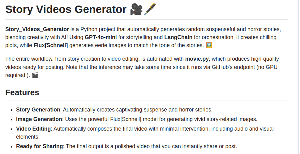 Story Videos Generator screenshot